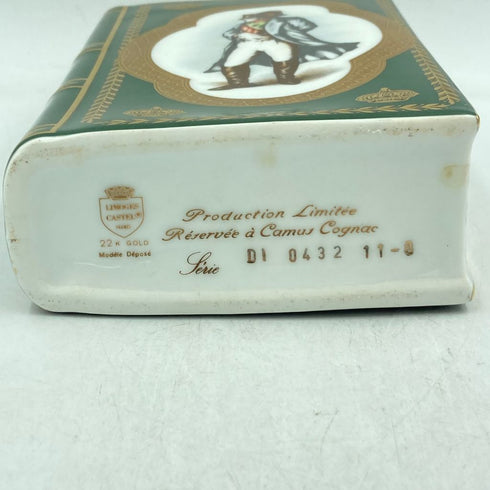 カミュ ナポレオン 陶器ボトル ブック 緑 1230g 40% 700ml CAMUS NAPOLEON【J4】