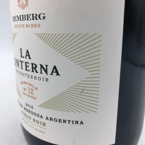 ベンベルグ ラ リンテルナ ピノ ノワール 2015 750ml 14% BEMBERG LA LINTERNA PINOT NOIR 【J4】
