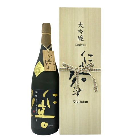 仁喜多津 大吟醸酒 原酒 1800ml 17% 2023年12月【Q】