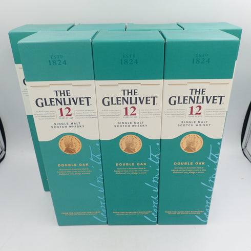 【セット】グレンリベット 12年 ダブルオーク シングルモルト 700ml 40% THE GLENLIVET 7本セット 同梱不可【7F】
