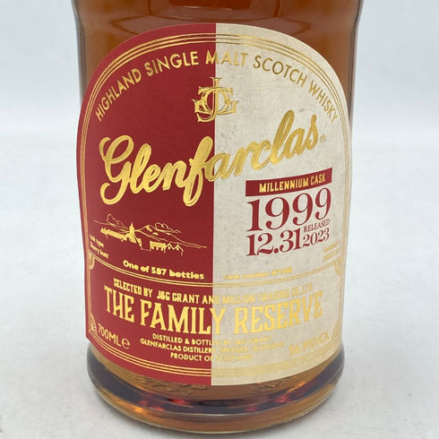 グレンファークラス ミレニアムカスク 1999-2023 ファミリー リザーブ 700ml 56.9% Glenfarclas MILLENNIUM CASK THE FAMILY RESERVE【R2】