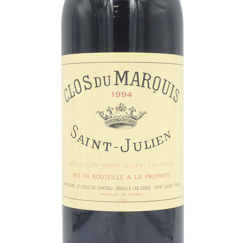 クロ デュ マルキ サンジュリアン 1994 750ml 13% CLOS DU MARQUES Saint Julien【H2】