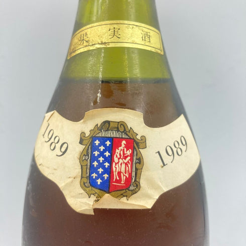 ジャン ピエール ロビン シャブリ プルミエクリュ ヴァルムール 1989 750ml 12.5% JEAN-PIERRE ROBIN CHABLIS Vaillos 【F2】