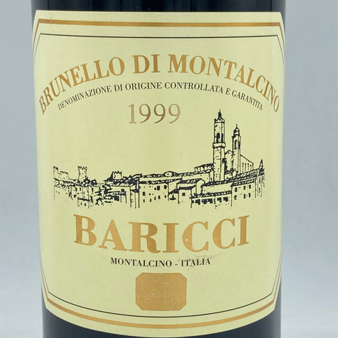 バリッチ ブルネッロ ディ モンタルチーノ 1999 750ml 14% BARICCI Brunello di Montarucino【E1】