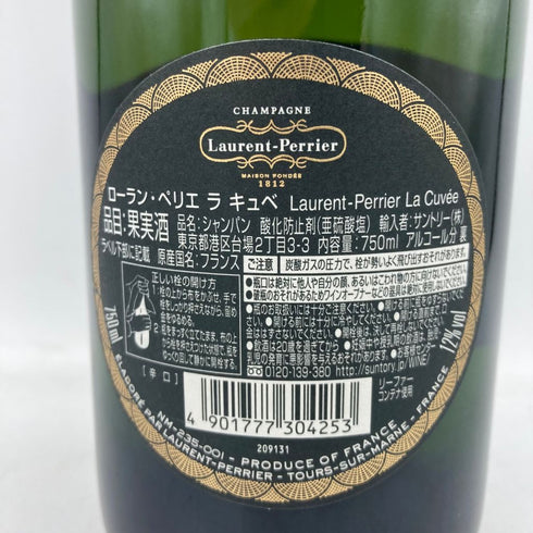 ローランペリエ ラ キュベ 750ml 12% Laurent Perrie 【F2】
