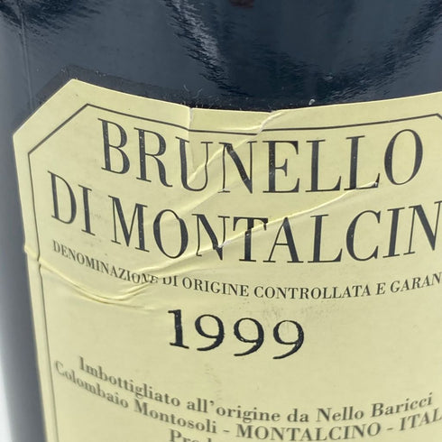 バリッチ ブルネッロ ディ モンタルチーノ 1999 750ml 14% BARICCI Brunello di Montarucino【E1】
