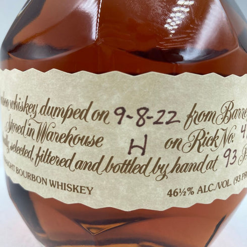 ブラントン シングルバレル 2022年 バーボン 750ml 46.5% Blanton's SINGLE BARREL BOURBON 【Q4】