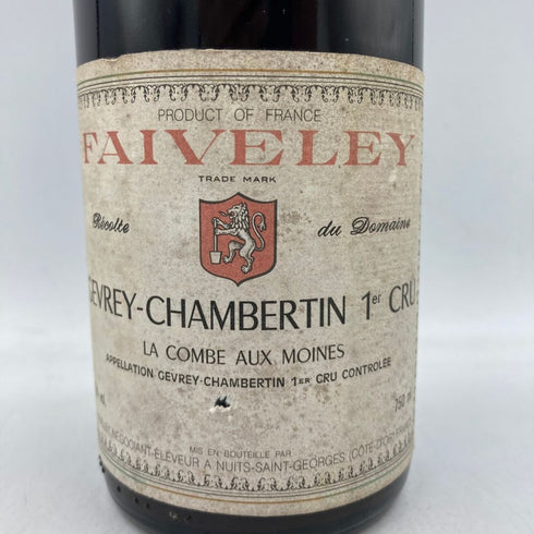 フェヴレ ジュヴレ シャンベルタン プルミエ クリュ ラ コンブ オー モワン 1989 750ml 13% Faiveley Gevrey Chambertin 1er Cru La Combe Aux Moines【K】