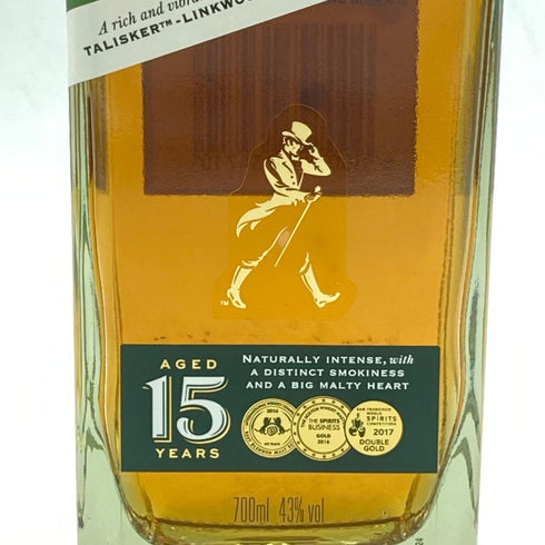 ジョニーウォーカー グリーンラベル 15年 700ml 43% JOHNNIE WALKER GREEN LABEL【J】