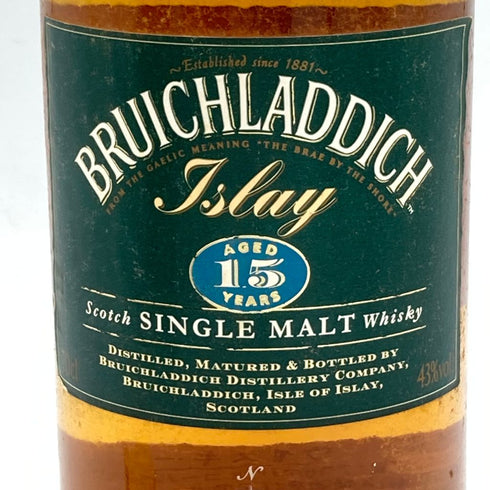 ブルイックラディ 15年 旧ボトル 700ml 43% BRUICHLADDICH【P】