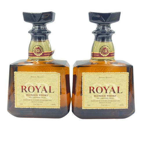 東京都限定◆【修正予定】【セット】サントリーローヤル SR 2本セット 700ml 43% SUNTORY ROYAL SR 2本セット【J】
