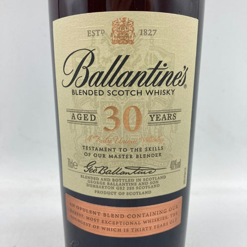 バランタイン 30年 700ml 40% Ballantine's 【U4】