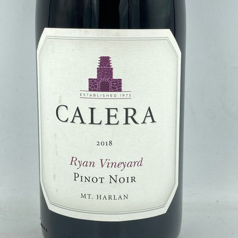 カレラ ジェンセン ヴィンヤード マウントハーラン ピノノワール 2018 14.7% 750ml CALERA JENSEN VINEYARD MT. HARLAN PINOT NOIR【K4】