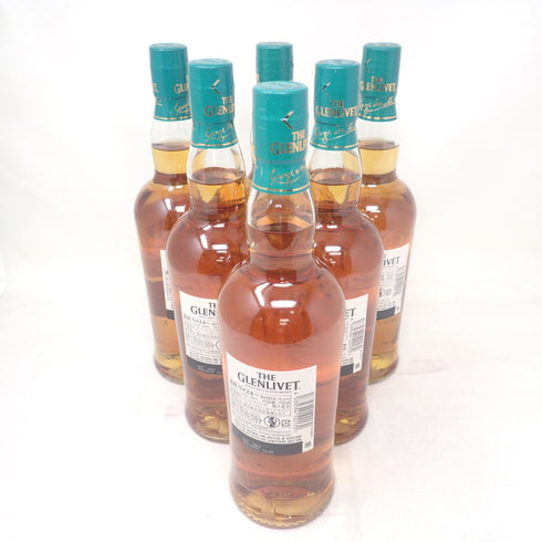 【セット】グレンリベット ダブルオーク 12年 700ml 40% シングルモルト 箱付き THE GLENLIVET 6本セット【同梱不可】【7F】