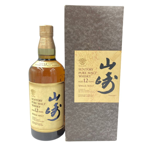 東京都限定◆サントリー 山崎 12年 ピュアモルト 旧ラベル 750ml 43% SUNTORY【B4】