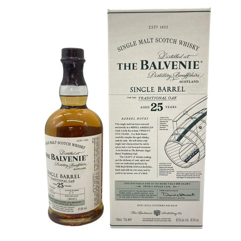 ザ バルヴェニー シングルバレル トラディショナル オーク 25年 700ml 47.8% THE BALVENIE SINGLE BARREL TRADITIONAL OAK 【G】