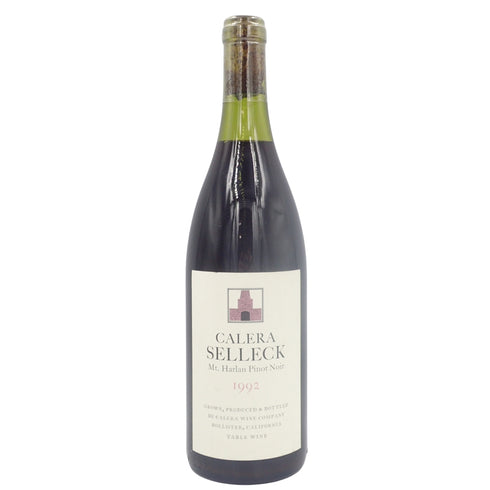 カレラ セレック マウントハーラン ピノノワール 1992 750ml CALERA Selleck MT. HARLAN PINOT NOIR【M2】