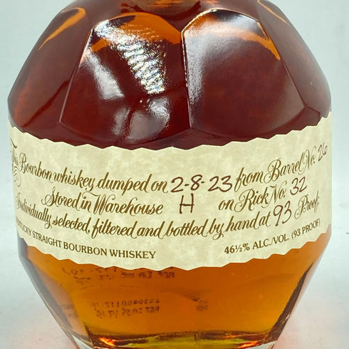 ブラントン シングルバレル 2023 750ml 46.5% Blanton's【B1】