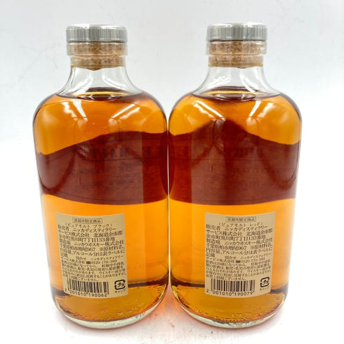東京都限定◆ニッカ ピュアモルト ブラック&レッド 500ml 43% NIKKA PURE MALT 2本セット 【M4】