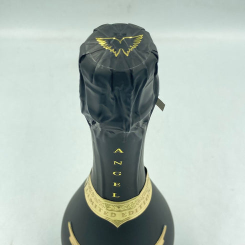 エンジェル シャンパーニュ ブリュット ブラック 5周年記念ボトル レザーラッチタイプ 750ml 12.5% ANGEL CHAMPAGNE BRUT【J】