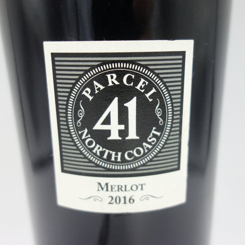 パーセル 41 ノースコースト メルロー 2016 750ml 13.9% PARCEL 41 NORTH COAST MERLOT 2016【O】