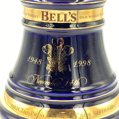 ベルズ 8年 プリンス オブ ウェールズ 50歳記念 陶器ボトル 700ml 40% BELLS【A4】