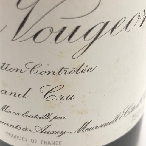 ルロワ クロ ド ヴージョ 1986 グランクリュ 750ml 14% LEROY LEROY Clos de Vougeot Grand Cru【P2】