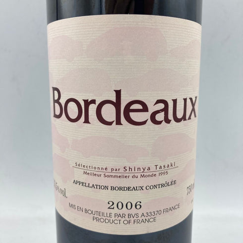 シンヤ タサキ ボルドー 2006 750ml 13.5% Shinya Tsasaki BORDEAUX 【AA】