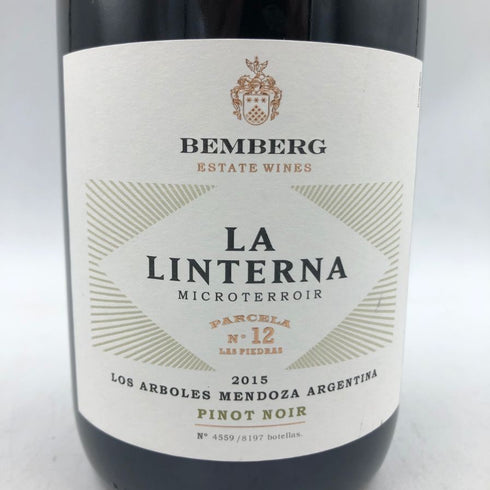 ベンベルグ ラ リンテルナ ピノ ノワール 2015 750ml 14% BEMBERG LA LINTERNA PINOT NOIR 【J4】