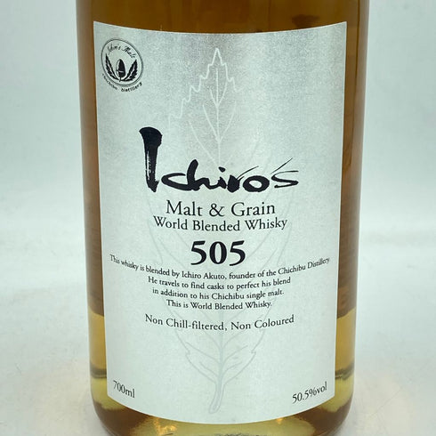 東京都限定◆イチローズモルト 505 モルト&グレーン ワールドブレンデッドウイスキー 700ml 50.5% Ichiro's Malt&Grain【E1】