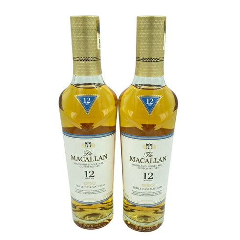 ザ マッカラン 12年 トリプルカスク 350ml 40% The MACALLAN 2本セット【D1】