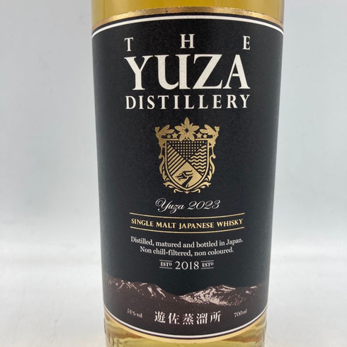 東京都限定◆遊佐蒸溜所 2018 シングルモルト 700ml 51% YUZA【A】