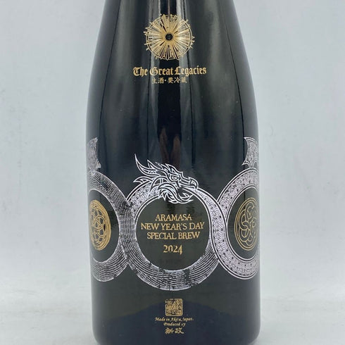 新政 2024 新年純米しぼりたて 干支ボトル 720ml 15% 2024年1月製造【J4】