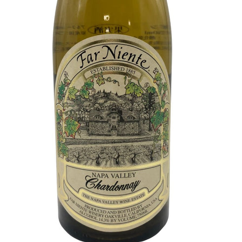 ファー ニエンテ シャルドネ ナパ ヴァレー 2021 750ml 14.3% Far Niente Chardonnay Napa Valley 【Q】