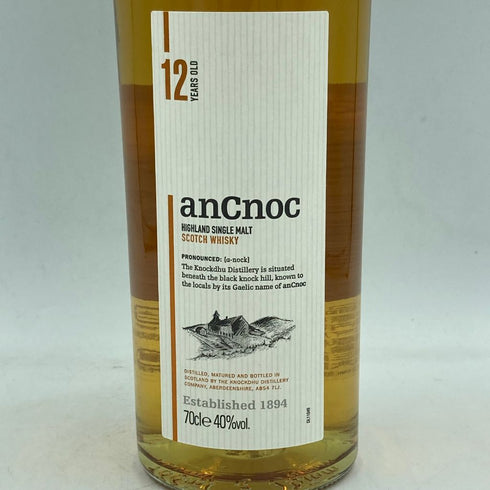 アンノック 12年 700ml ancnoc【H】