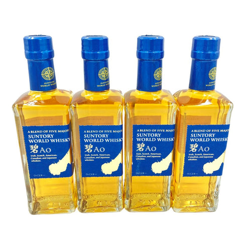 東京都限定◆サントリー 碧 シングル 350ml 43% SUNTORY AO 4本セット【7F】