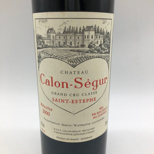シャトー カロン セギュール 2000 750ml 13% Chateau Calon Segur【S4】