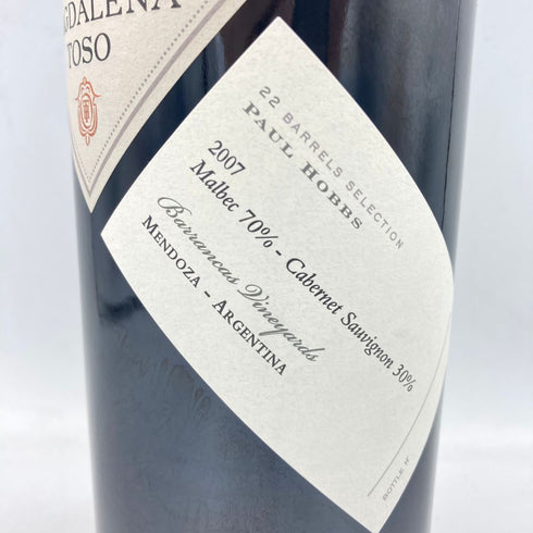 マグダレナ トソ リミテッド 22 2007 750ml 14% MAGDALENA TOSO LIMITED 【S】