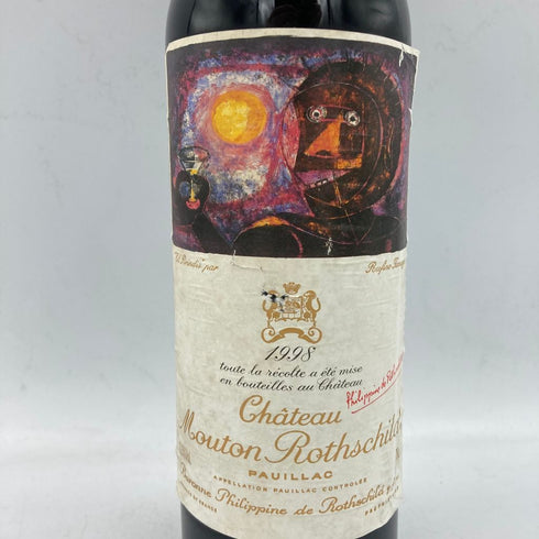 シャトー ムートン ロートシルト 1998 750ml Chateau Mouton Rothschild 【F2】