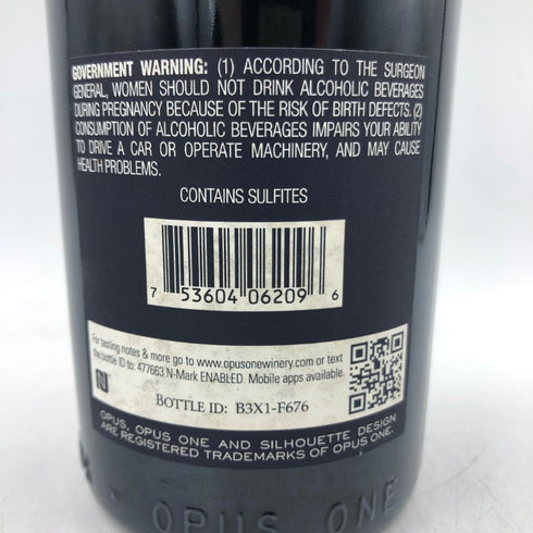 オーパスワン 2009 750ml 14.5% OPUS ONE 【O1】