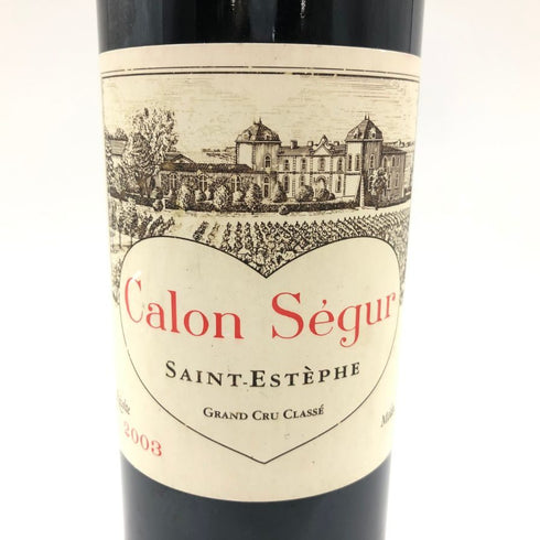 シャトー カロン セギュール 2003 750ml 13% Chateau Calon Segur 【G4】