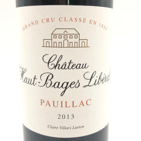 シャトー オー バージュ リベラル 2013 750ml 13% Chateau Haut Bages Liberal【H4】