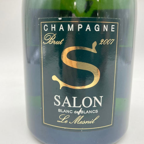 サロン ブランドブラン ル メニル 2007 750ml 12% SALON Blanc de Blancs Le Mesnil Brut 【同梱不可】【B1】
