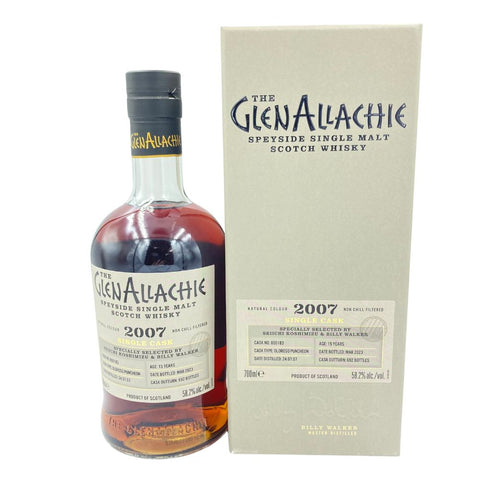 グレンアラヒー 2007-2023 15年 オロロソシェリーパンチョン 700ml 58.2% GLENALLACHIE【I1】