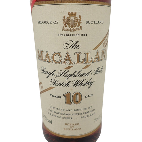 マッカラン 10年 旧ボトル 100°PROOF 700ml MACALLAN 同梱不可【AK】