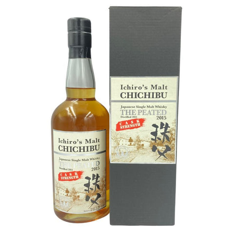 東京都限定◆イチローズモルト 秩父 ザ ピーテッド カスクストレングス 2011-2015 700ml 62.5% Ichiro's Malt 【S1】