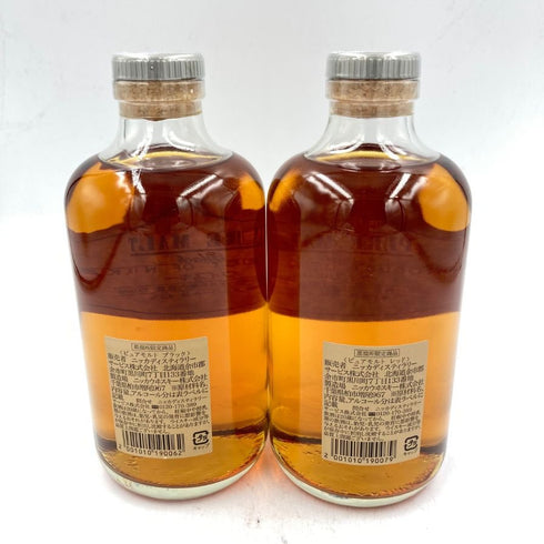 東京都限定◆ニッカ ピュアモルト ブラック&レッド 500ml 43% NIKKA PURE MALT 2本セット 【Z】