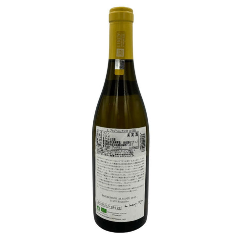 ドメーヌ ルロワ ブルゴーニュ アリゴテ 2015 750ml 12.5% Domaine LEROY Bourgogne Aligote【B1】