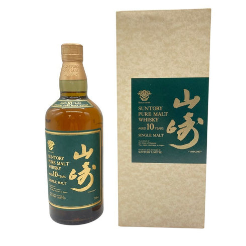 東京都限定◆サントリー 山崎 10年 ピュアモルト グリーンラベル 700ml 40% SUNTORY PURE MALT 【M1】