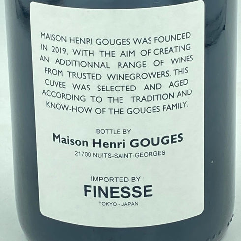 メゾン アンリ グージュ ニュイ サン ジョルジュ プルミエクリュ レ カイユ 2021 750ml 13.5% MAISON HENRI GOUGES NUITS-SAINT-GEORGES PREMIER CRU LES CAILLES【E2】